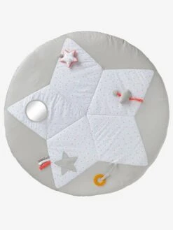Tapis D'éveil Pluie D'étoiles Blanc Imprimé - Vertbaudet -Jouets Séries Magasin tapis deveil pluie detoiles 3