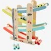 Toboggan à Voitures En Bois FSC® Multicolore - Vertbaudet