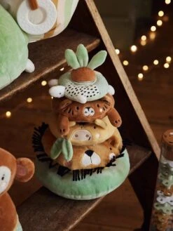 Tour à Empiler En Tissu TANZANIE Multicolore - Vertbaudet -Jouets Séries Magasin tour a empiler en tissu tanzanie 3