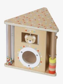 Triangle D'activités Musicales En Bois FSC® Beige - Vertbaudet -Jouets Séries Magasin triangle dactivites musicales en bois fsc 2