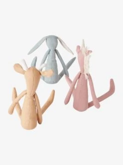 Trio De Poupées En Lin Multicolore - Vertbaudet -Jouets Séries Magasin trio de poupees en lin 4