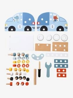 Voiture à Construire Et à Bricoler En Bois FSC® Gris - Vertbaudet -Jouets Séries Magasin voiture a construire et a bricoler en bois fsc 2