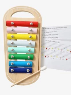 Xylophone Avec Partitions En Bois FSC® Multicolore - Vertbaudet -Jouets Séries Magasin xylophone avec partitions en bois fsc 2